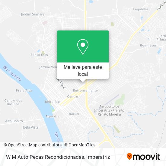 W M Auto Pecas Recondicionadas mapa