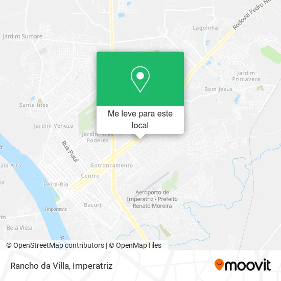 Rancho da Villa mapa