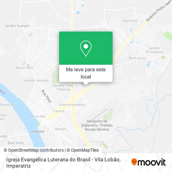 Igreja Evangélica Luterana do Brasil - Vila Lobão mapa