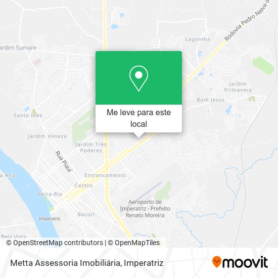 Metta Assessoria Imobiliária mapa