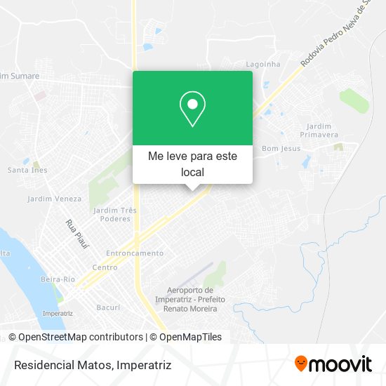 Residencial Matos mapa