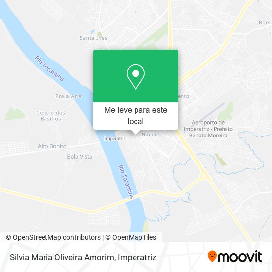 Silvia Maria Oliveira Amorim mapa