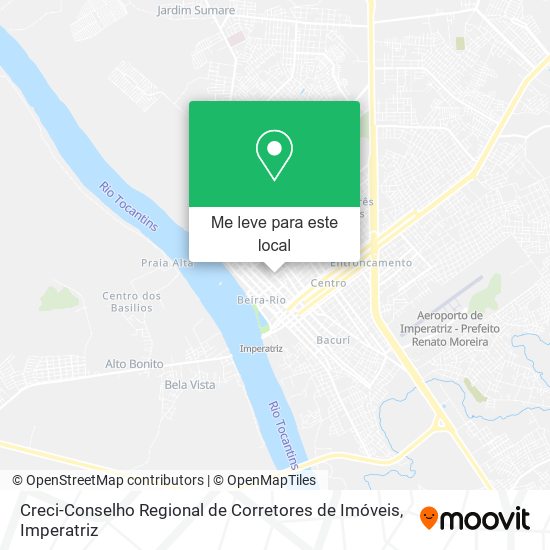 Creci-Conselho Regional de Corretores de Imóveis mapa