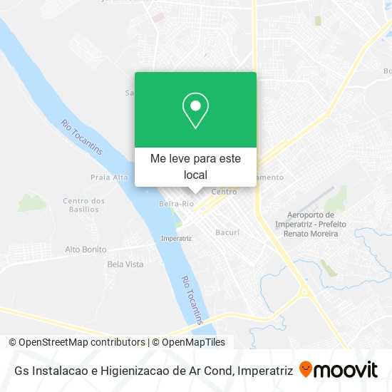 Gs Instalacao e Higienizacao de Ar Cond mapa