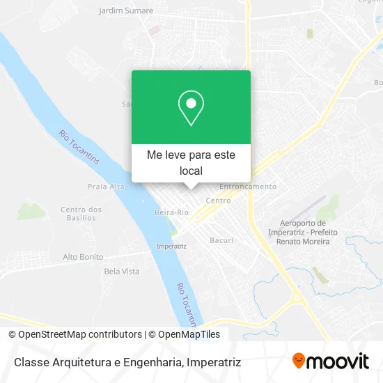 Classe Arquitetura e Engenharia mapa