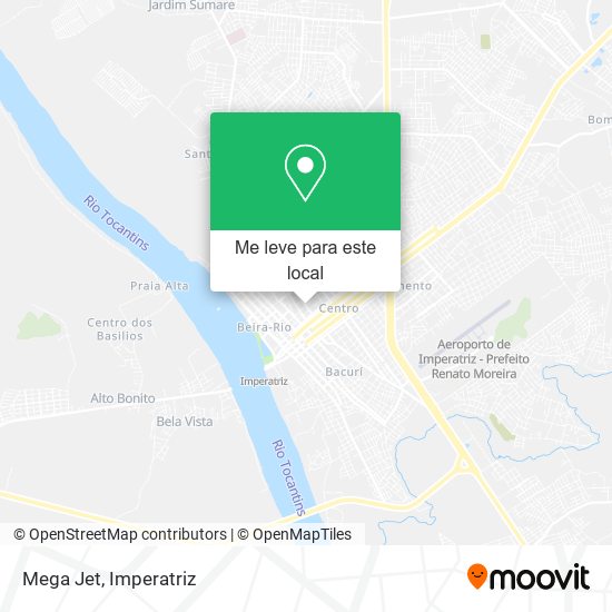 Mega Jet mapa