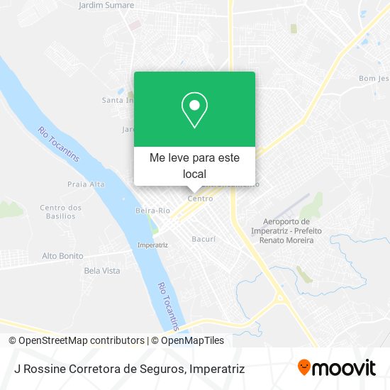 J Rossine Corretora de Seguros mapa