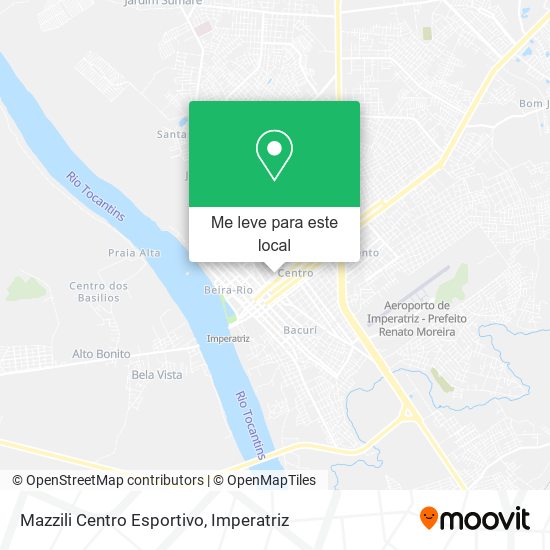 Mazzili Centro Esportivo mapa