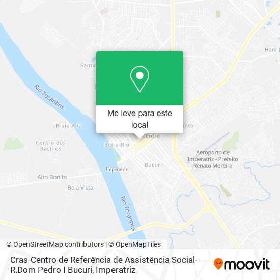 Cras-Centro de Referência de Assistência Social-R.Dom Pedro I Bucuri mapa