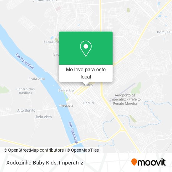 Xodozinho Baby Kids mapa