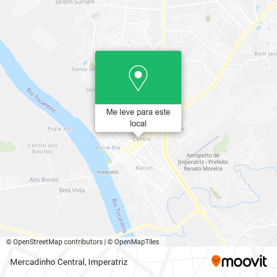 Mercadinho Central mapa