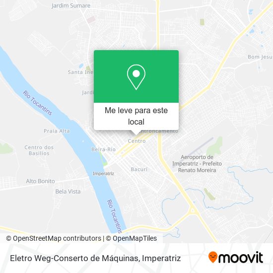 Eletro Weg-Conserto de Máquinas mapa