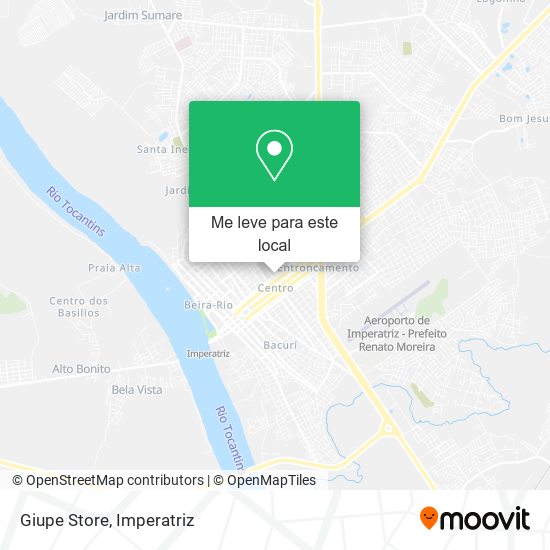 Giupe Store mapa