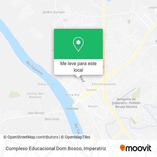 Complexo Educacional Dom Bosco mapa