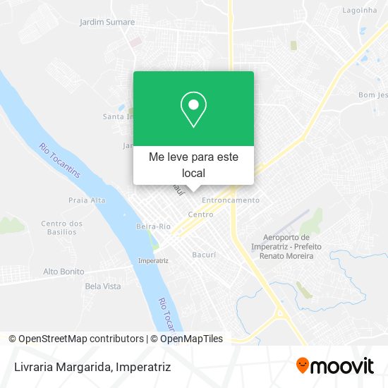 Livraria Margarida mapa