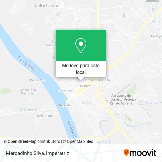 Mercadinho Silva mapa