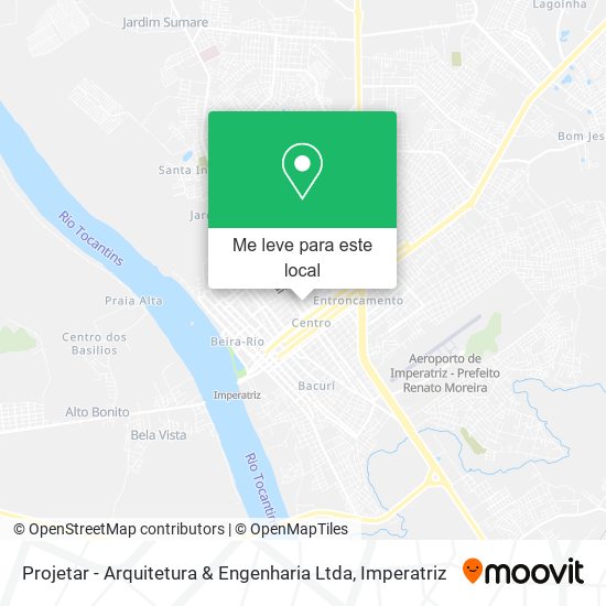 Projetar - Arquitetura & Engenharia Ltda mapa