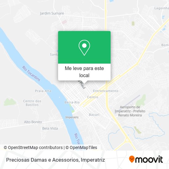 Preciosas Damas e Acessorios mapa