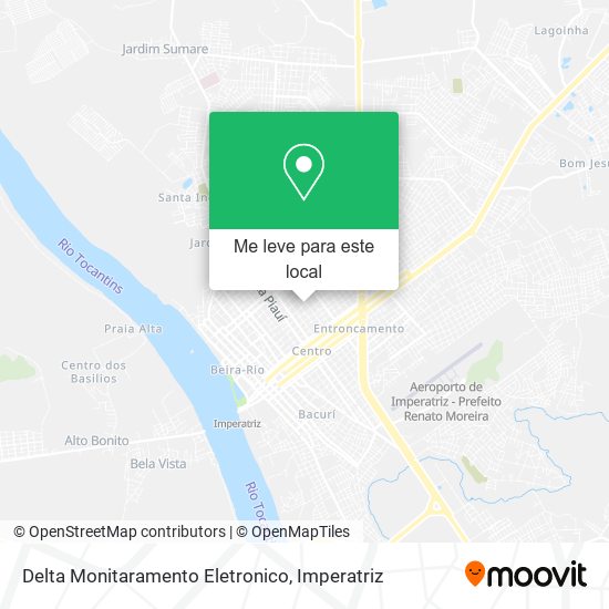 Delta Monitaramento Eletronico mapa