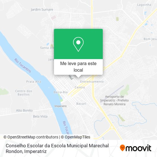 Conselho Escolar da Escola Municipal Marechal Rondon mapa