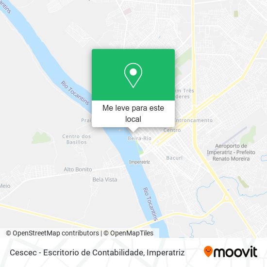 Cescec - Escritorio de Contabilidade mapa