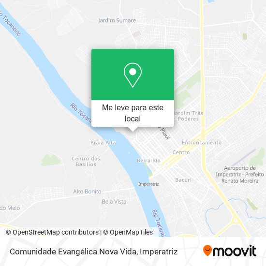 Comunidade Evangélica Nova Vida mapa