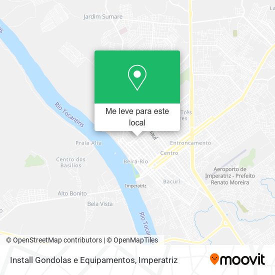 Install Gondolas e Equipamentos mapa