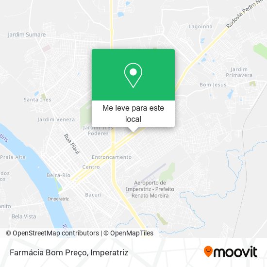 Farmácia Bom Preço mapa