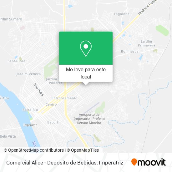 Comercial Alice - Depósito de Bebidas mapa