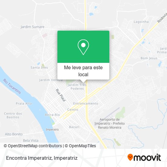 Encontra Imperatriz mapa