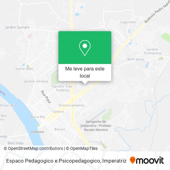 Espaco Pedagogico e Psicopedagogico mapa