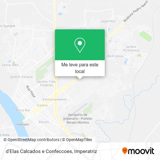 d'Elas Calcados e Confeccoes mapa