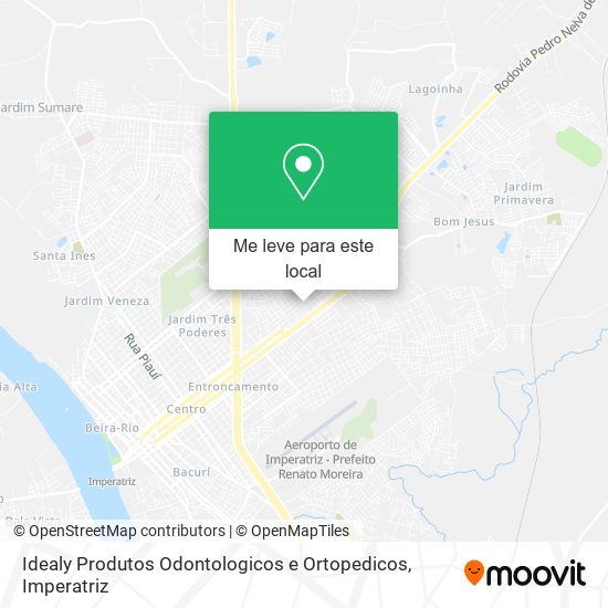 Idealy Produtos Odontologicos e Ortopedicos mapa