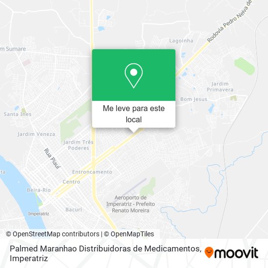 Palmed Maranhao Distribuidoras de Medicamentos mapa