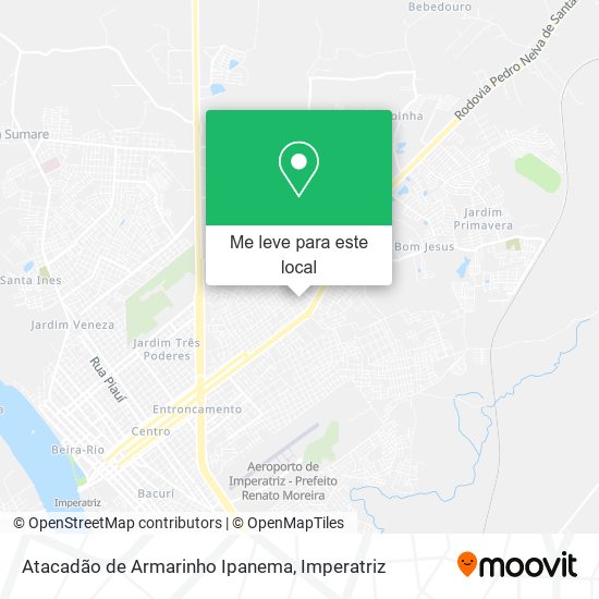 Atacadão de Armarinho Ipanema mapa