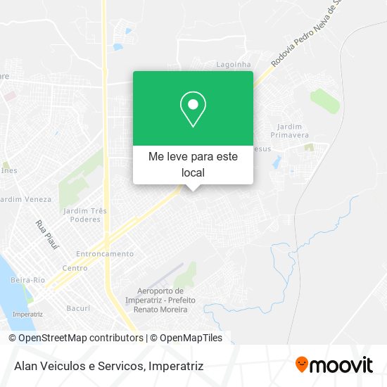 Alan Veiculos e Servicos mapa