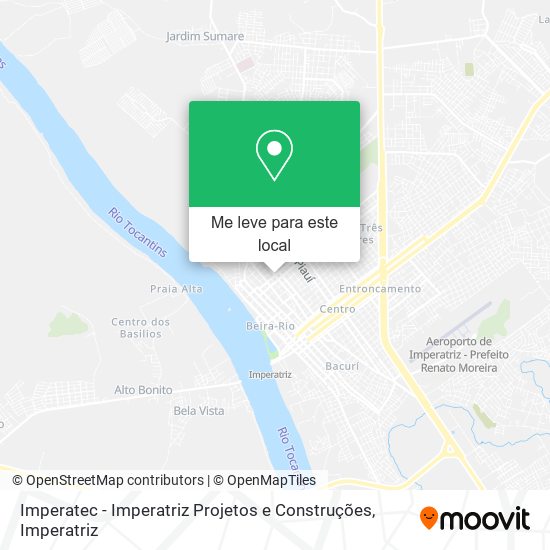 Imperatec - Imperatriz Projetos e Construções mapa