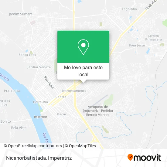 Nicanorbatistada mapa