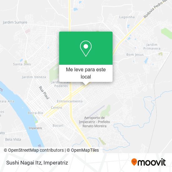 Sushi Nagai Itz mapa