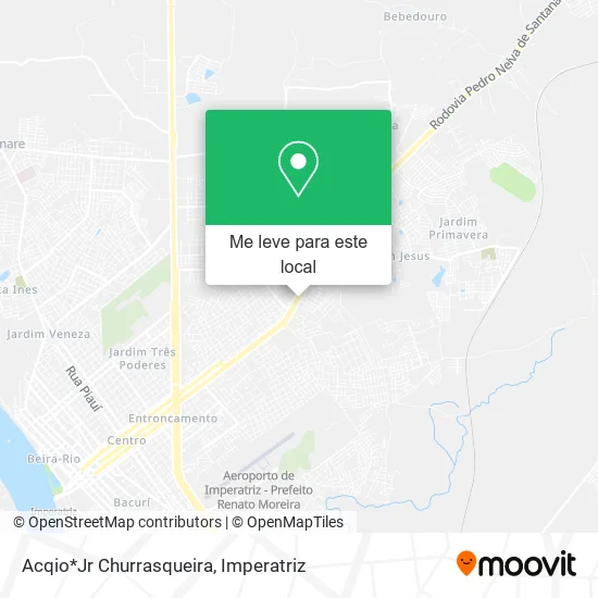 Acqio*Jr Churrasqueira mapa