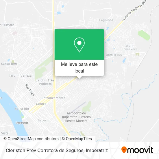 Cleriston Prev Corretora de Seguros mapa
