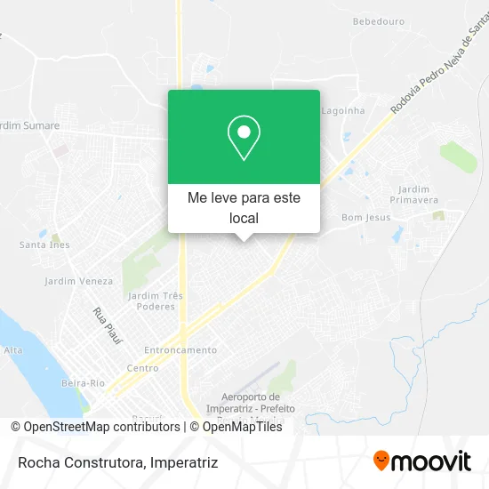 Rocha Construtora mapa