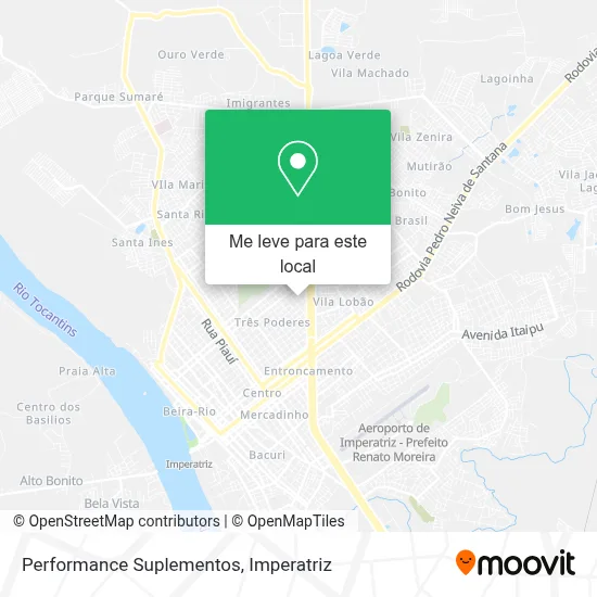 Performance Suplementos mapa