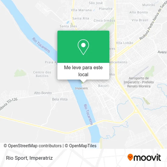 Rio Sport mapa