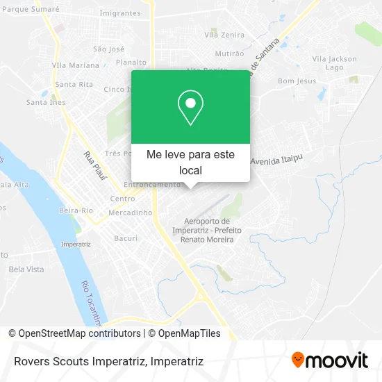 Rovers Scouts Imperatriz mapa