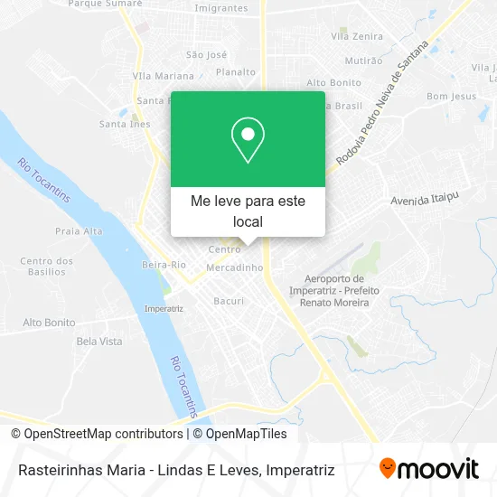 Rasteirinhas Maria - Lindas E Leves mapa