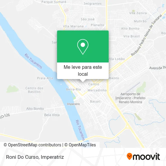 Roni Do Curso mapa