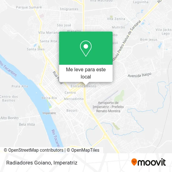 Radiadores Goiano mapa