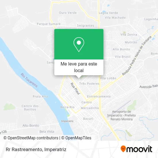 Rr Rastreamento mapa