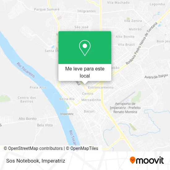 Sos Notebook mapa